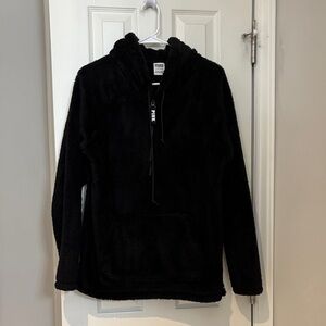 PINK Victoria's Secret Charcoal Fuzzy Jacket